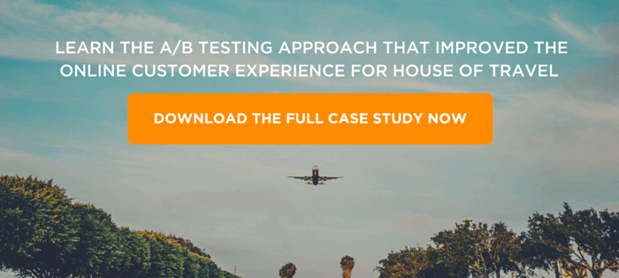 House of Travel case study download CTA